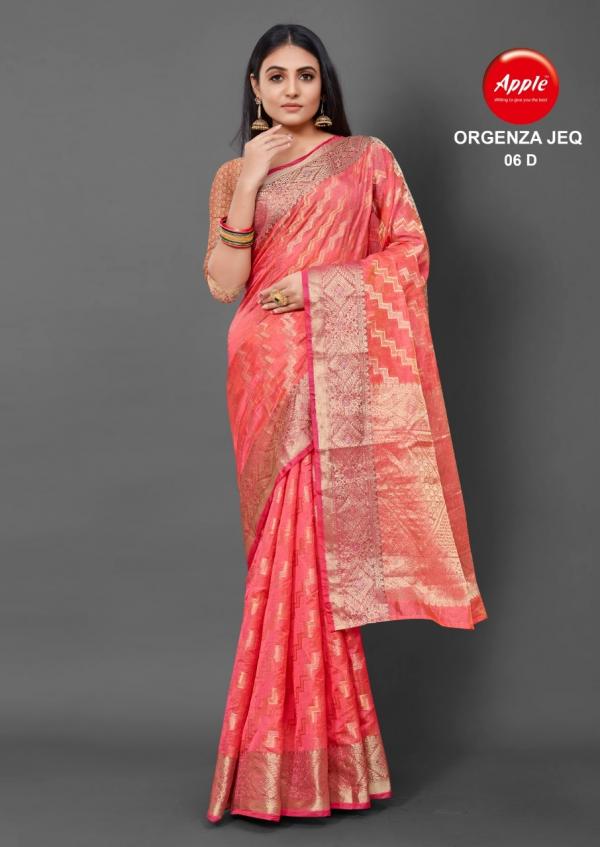 Apple Organza Jeq 6 Fancy Saree Collection